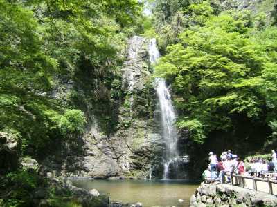 新緑の箕面大滝