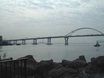 尼崎市東海岸町(河川敷内歩道の終点)
