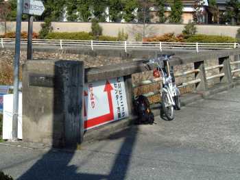 西宮市仁川百合野町:ここで左岸へ
