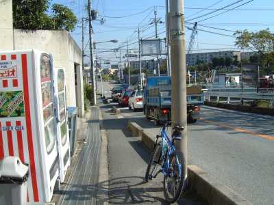 西田橋信号(箕面市粟生間谷西6丁目)