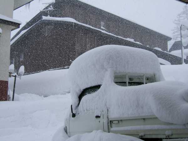 二日続きの大雪